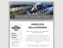 Tablet Screenshot of fischer-feinmechanik.com